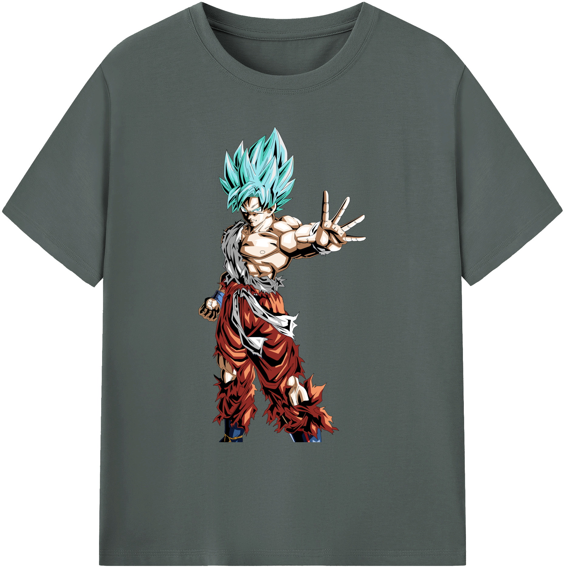 （画像用） ドラゴンボール 孫悟空（そん ごくう）Son Goku カカロット DRAGON BALL Kakarotto 綿100％ メンズ半袖Tシャツ｜肌触りやわらか＆通気性